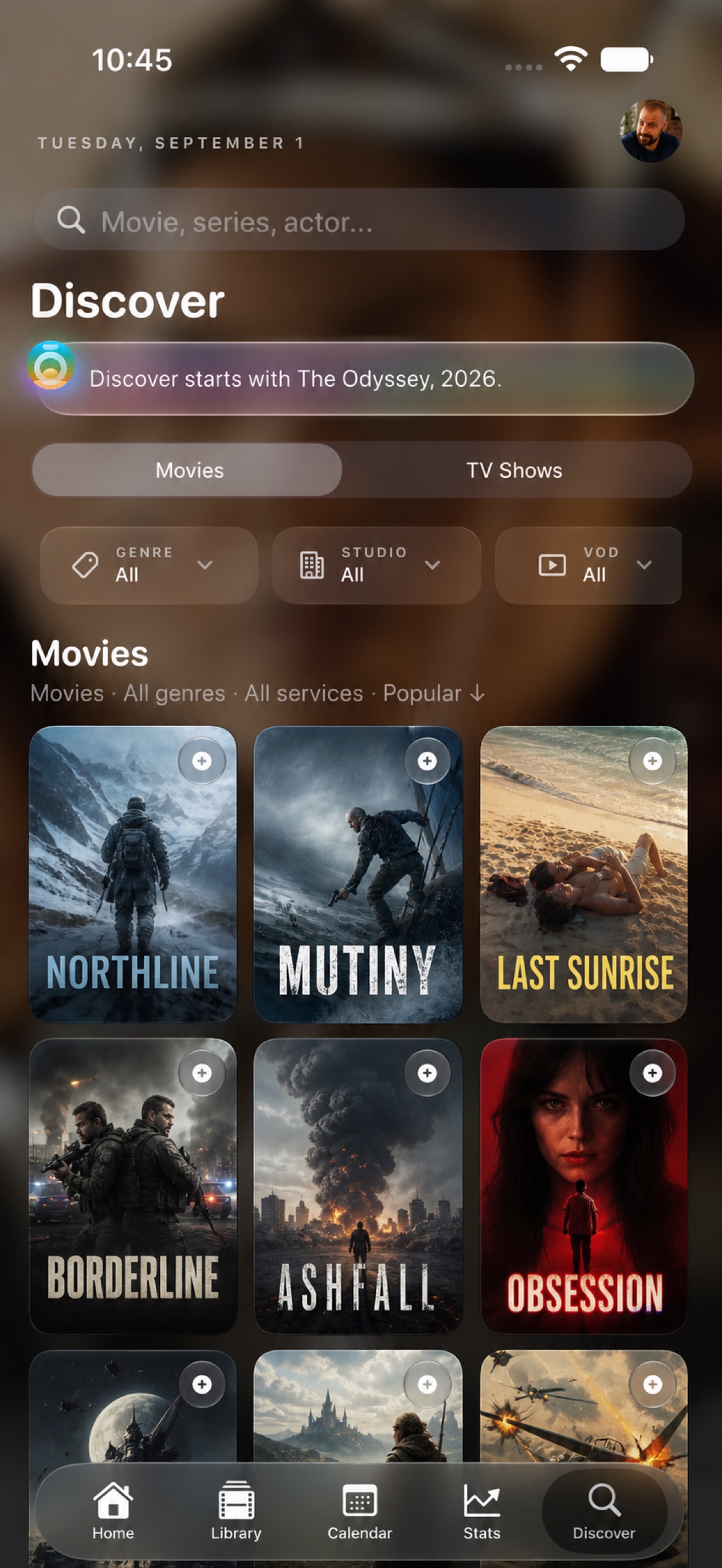 Ōreia discover screen